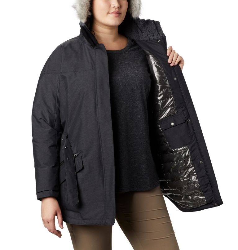 Jacheta Columbia Carson Pass II Dama Negrii | Plus Size XQ0MS1A7Z